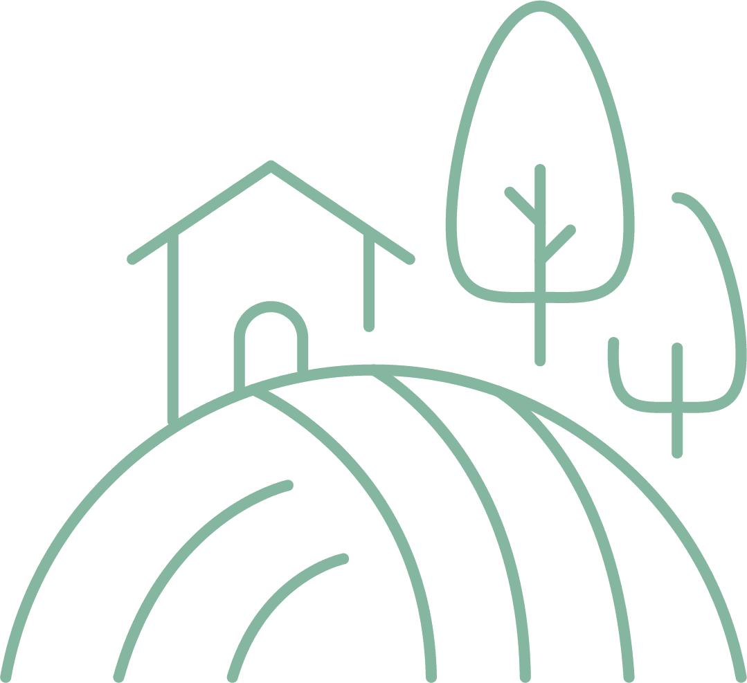 Icon of a house on a farm