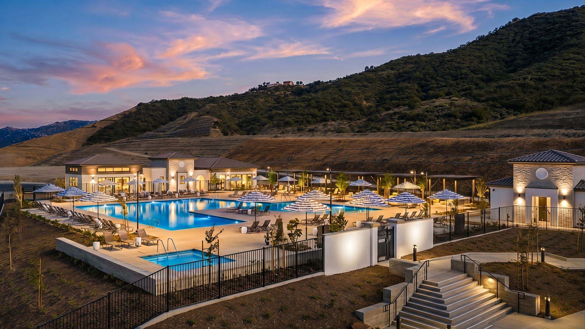 Altair amenities at sunset