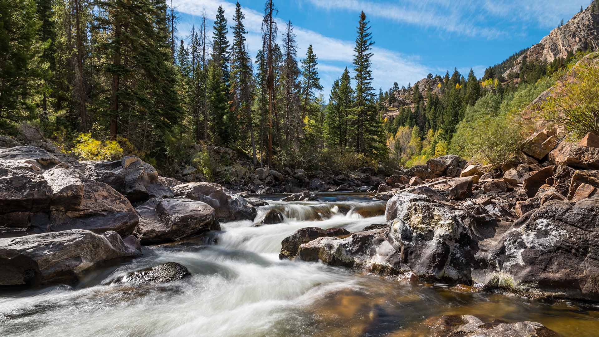 Poudre River in Colorado